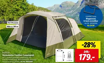 Lidl Rocktrail Verdunkeltes Familien-Campingzelt Angebot