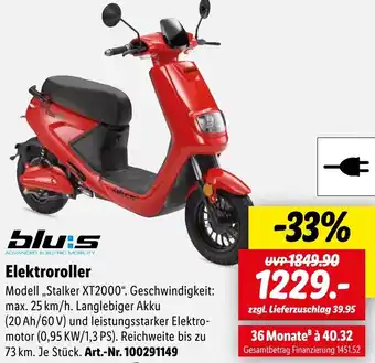 Lidl bluis Elektroroller Angebot