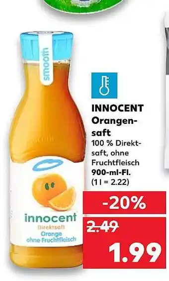 Kaufland Innocent Orangen Saft 900ml Angebot