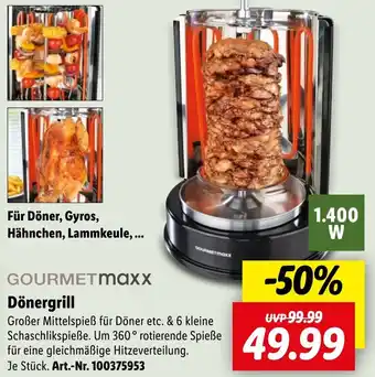 Lidl GOURMETmaxx Dönergrill Angebot