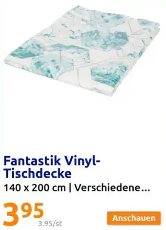 Action Fantastik Vinyl Tischdecke Angebot