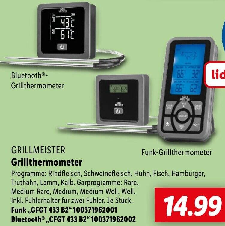 GRILLMEISTER Grillthermometer Angebot bei Lidl