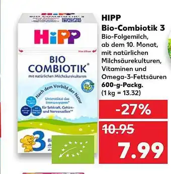 Kaufland Hipp Bio Combiotik 3, 600g Angebot