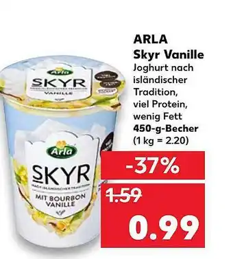 Kaufland Arla Skyr Vanille 450g Becher Angebot