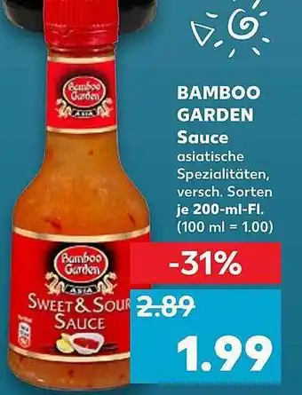 Kaufland Bamboo Garden Sauce 200ml Angebot