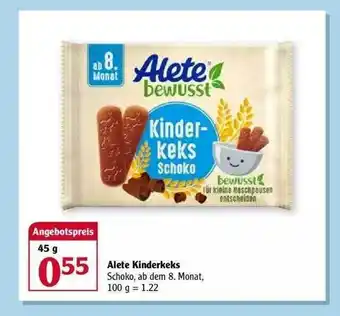 Globus Alete Kinderkeks Angebot