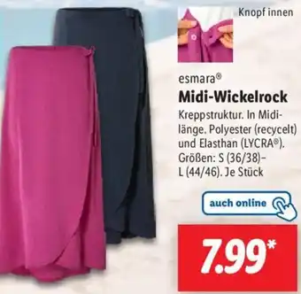 Lidl Esmara Midi-Wickelrock Angebot