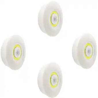 ManoMano TopBright 4er Set - led Deckenleuchte zum Kleben - Bewegungssensor und Lichtsensor - Nachtlicht batteriebetrieben - Beleuchtu Angebot