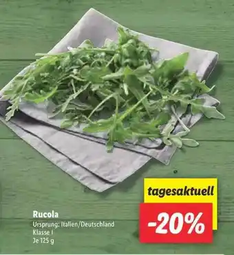 Lidl Rucola 125g Angebot