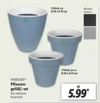 Lidl Parkside Pflanzengefäß Set Angebot