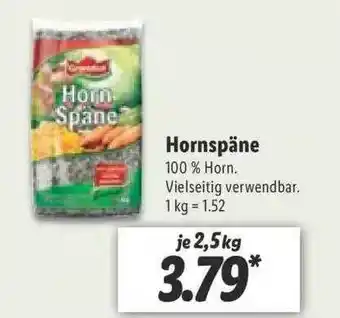 Lidl Hornspäne 2,5kg Angebot