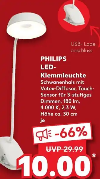 Kaufland PHILIPS LED Klemmleuchte Angebot