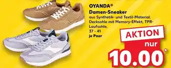 Kaufland OYANDA Damen-Sneaker Angebot