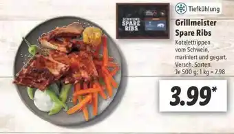 Lidl Grillmeister Spare Ribs 500g Angebot