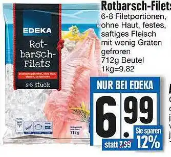 Edeka Rotbarsch Filets Angebot