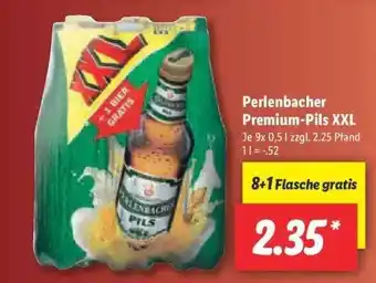 Lidl Perlenbacher Premium Pils XXL 9x0,5L Angebot