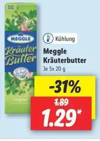 Lidl Meggle Kräuterbutter 5x20g Angebot