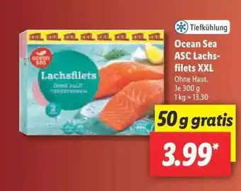 Lidl Ocean Sea Asc Lachsfilets XXL 300g Angebot