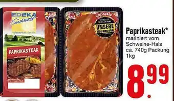 Edeka Paprikasteak Angebot