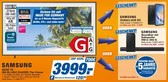 expert Techno Land SAMSUNG QLED TV GQ 85 LS03 DAUXZG The Frame Angebot