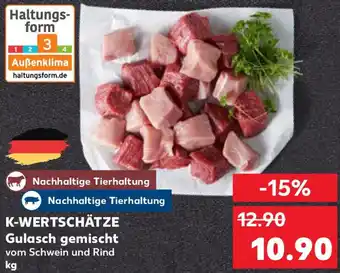 Kaufland K-WERTSCHÄTZE Gulasch gemischt Angebot