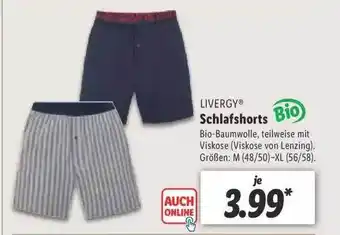 Lidl Livergy Schlafshorts Angebot