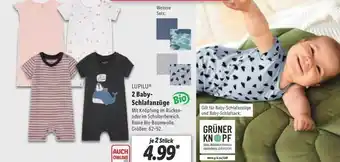 Lidl Lupilu 2 Baby Schlafanzüge Angebot