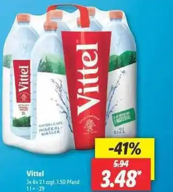 Lidl Vittel 6x2L Angebot