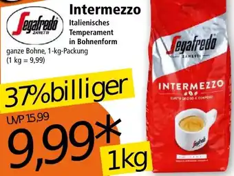 Norma Segafredo Intermezzo 1kg Packung Angebot