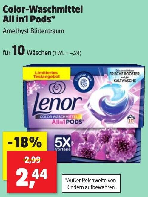 elfbar elfa kaufen Lenor Waschmittel Pods All-in-1, 104 Waschladungen, Lenor Aprilfrisch mit  Duft von Frühlingsblumen : Amazon.de: Drogerie & Körperpflege