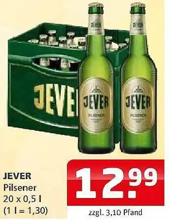 Getränkehaus Jever Pilsener 20x0,5L Angebot