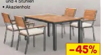 Netto Marken-Discount Gartengarnitur Rhodos Angebot