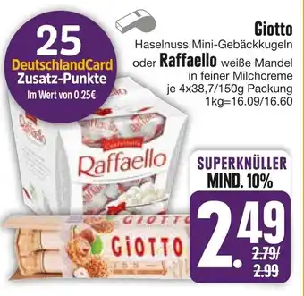 Edeka Giotto oder Raffaello Angebot