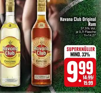 Edeka Havana Club Original Rum 0,7l Flasche Angebot