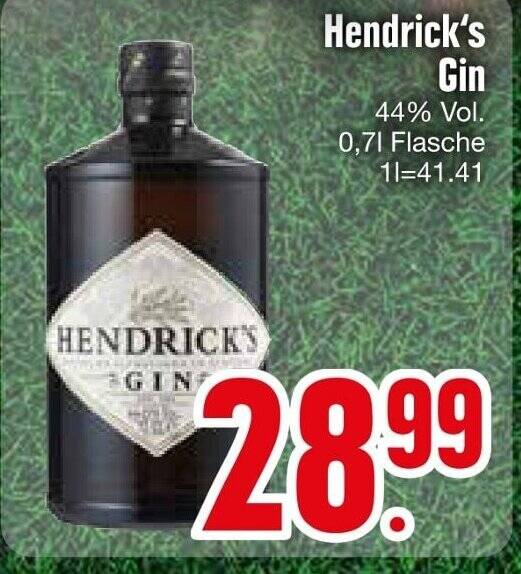 Hendrick's Gin 0,71 Flasche Angebot bei Edeka