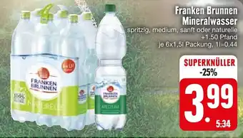 Edeka Franken Brunnen Mineralwasser Angebot