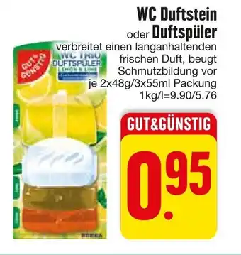 Edeka WC Duftstein oder Duftspüler Angebot