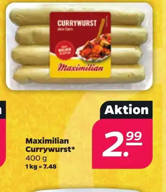 NETTO Maximilian Currywurst* 400 g Angebot