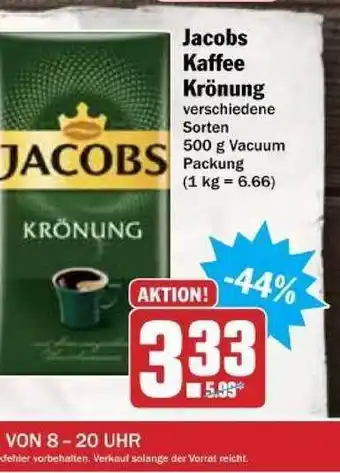 dodenhof Jacobs Kaffee Krönung 500g Angebot