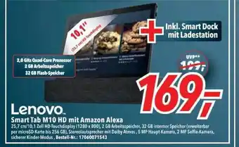 dodenhof Lenovo Smart Tab M10 Hd Mit Amazon Alexa Angebot