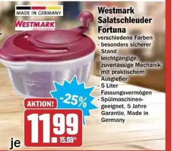 dodenhof Westmark Salatschleuder Fortuna Angebot