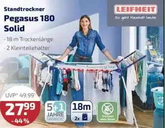 V Markt LEIFHEIT Standtrockner Pegasus 180 Solid Angebot
