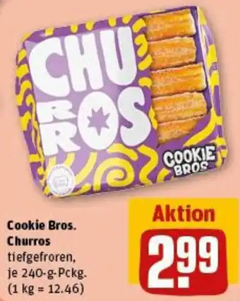 REWE Cookie Bros. Churros 240 g Pckg. Angebot