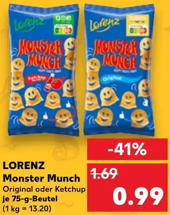 Kaufland LORENZ Monster Munch 75 g Beutel Angebot