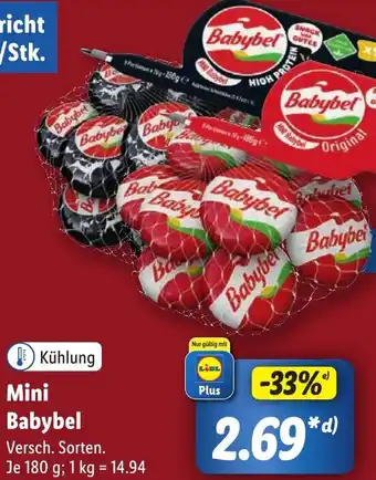 Lidl Mini Babybel 180 g Angebot
