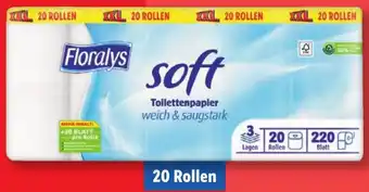 Lidl Floralys Soft Toilettenpapier XXL 20 Rollen Angebot