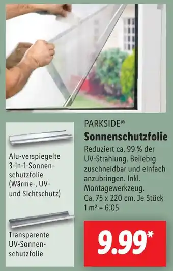 Lidl PARKSIDE Sonnenschutzfolie Angebot
