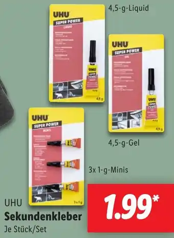 Lidl UHU Sekundenkleber Angebot