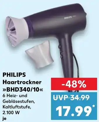 Kaufland PHILIPS Haartrockner BHD340/10 Angebot