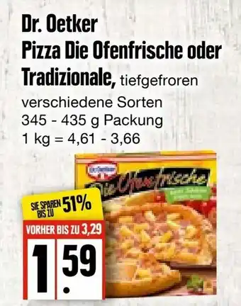 Edeka Frischemarkt Dr. Oetker Pizza Die Ofensfrische oder Tradizionale 345-435g Angebot